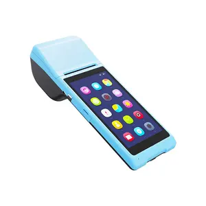 Android8.1 terminal de point de vente portable 58mm prise en charge de l'imprimante de reçus lecteur de carte sans contact NFC RFID