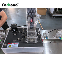 Machine d'emballage Flow Pack Forbona pour aliments, clips de fixation, assiettes en carton, filtres à double face et sous-verres en papier
