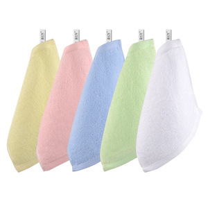 Asciugamano Quadrato 100% Cotone Senza Pelucchi per Neonati, Bambini e Asilo - Asciugamano Viso, Fazzoletto, Uso Asilo, Tinta Unita - Product Image 1
