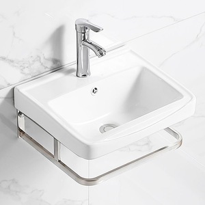 Lavabo Moderno in Ceramica GJGC, <span class=keywords><strong>Piccolo</strong></span> e Montato a Parete per Piccoli Appartamenti e Hotel - Product Image 3