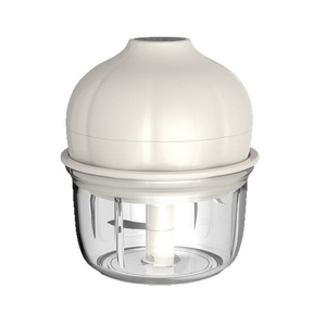 Picadora eléctrica portátil de ajo y cebolla, Mini procesador de alimentos inalámbrico resistente al agua con 3 cuchillas afiladas de acero inoxidable para uso doméstico - Product Image 2