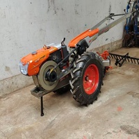 Moteur diesel de 8,5 chevaux, tracteur à conducteur marchant, charrue à disques 4x4, motoculteur, récolte et semis agricoles