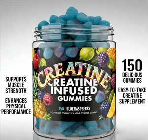 Gummies de créatine monohydrate naturelle, marque privée, supplément <span class=keywords><strong>pré</strong></span>-entraînement pour l'endurance et la récupération musculaire - Product Image 3