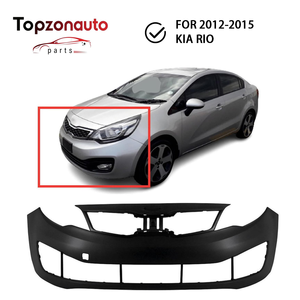Topzonauto pour Kia Rio <span class=keywords><strong>2012</strong></span> - 2015, couvre-pare-chocs avant apprêté avec trous pour feux antibrouillard, OEM 865111W000, KI1000159 - Product Image 1