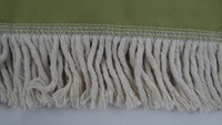 Serpillère plate grande taille en coton robuste pour le nettoyage des sols de hall d'hôtel, vente en gros directe usine chinoise