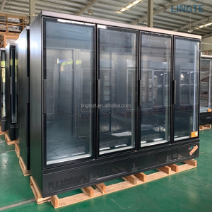 <span class=keywords><strong>Congélateur</strong></span> vertical grande capacité à quatre portes vitrées, sans givre, multi-étages, en vente - Product Image 1