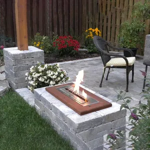 Chimenea rústica de <span class=keywords><strong>bioetanol</strong></span> para interiores, <span class=keywords><strong>estufa</strong></span> de pellet decorativa de alta calidad, 62 pulgadas - Product Image 6