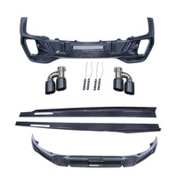 MXGET Nuevo Kit de Carrocería de Fibra de Carbono Estilo LD X6 G06, Difusor Delantero, Faldones Laterales, Tubo de Escape, Enganche de Remolque, Alta Calidad