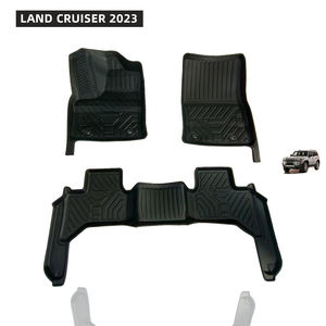 Nouvelle conception de tapis de sol de voiture 3D en TPE imperméables toutes saisons, tapis inodores, tapis de voiture pour LAND CRUISER <span class=keywords><strong>2023</strong></span> - Product Image 1