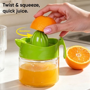 Wholesale Manual Multifunctional Soda-lime Glass Citrus <b>Juicer</b> Heavy Duty Die Cast Zinc Alloy Hand Squeezer for Lemon - Product Image 3
