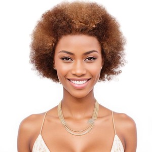 Бесплатная доставка, образцы оптом: парик Aro Kinky Curl с кружевной передней частью, натуральные человеческие волосы, необработанные бразильские, с сохраненной кутикулой - Product Image 2