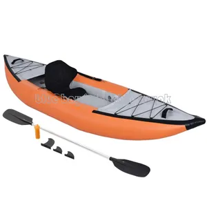 Bateau de pêche gonflable en PVC CE de haute qualité, Kayak, canoë, bateaux en caoutchouc avec palettes, pompe et sac de transport à vendre