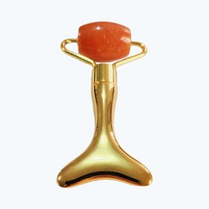 Rodillo de Jade, Rodillo de Masaje de Jade Rojo Aventurina - Product Image 1