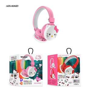 Kitty Cat AH806D Cute Cartoon In-Ear Auriculares inalámbricos para niños Indicador de batería LED Auriculares para <span class=keywords><strong>Mario</strong></span> <span class=keywords><strong>Bros</strong></span> Fans Girls - Product Image 5