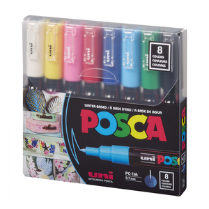 8 marqueurs <span class=keywords><strong>Posca</strong></span> 1M, stylos <span class=keywords><strong>Posca</strong></span> pour fournitures artistiques, fournitures scolaires, art sur roche, <span class=keywords><strong>peinture</strong></span> sur tissu, marqueurs pour tissu, stylo de <span class=keywords><strong>peinture</strong></span>, marqueurs artistiques - Product Image 2