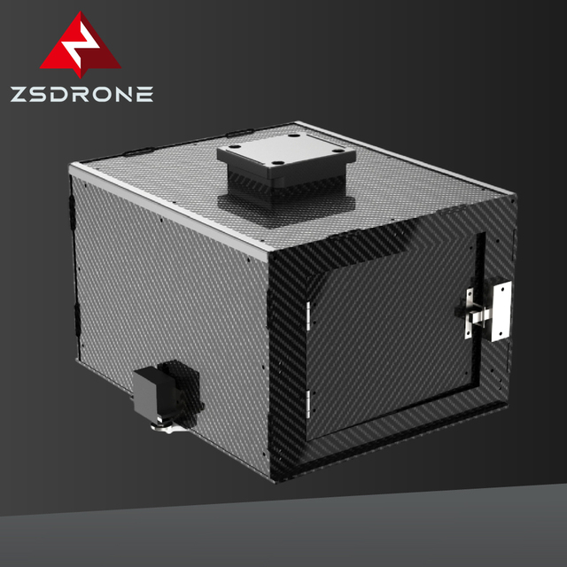 ZSDRONE Carbon Fiber UAV Drone Airborne Delivery System with Quick Release Payload Drop 30kg Capacity PWM Control