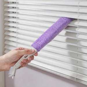 Custom Logo Gap Cleaning Brush with Microfiber Cloth Plastic Dust Removal Tool for AC Window Track Keyboard Car Vent <b>Fridge</b> - Product Image 1