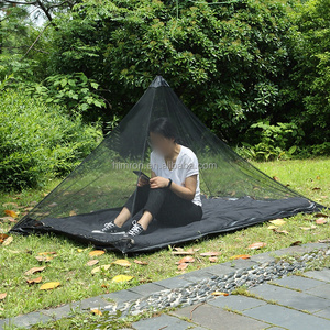 Tente de randonnée et de camping ultralégère avec <span class=keywords><strong>moustiquaire</strong></span> triangulaire d'été anti-insectes pour la pêche - Product Image 2