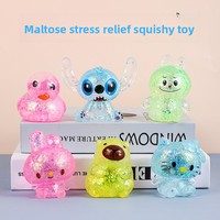 Jouet à presser Capybara Capychan style bonbon malté, jouet anti-stress souple à rebond rapide, motif animal