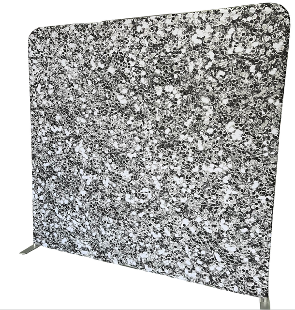 8x7.5 Custom Tension Fabric for Wedding Birthday Party Event Photography Background Photo Booth Backdrop Stand