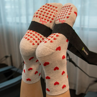 Chaussettes de Pilates antidérapantes de haute qualité, anti-boulochage, avec logo personnalisé, pour femmes et hommes, chaussettes de yoga taille unique, chaussettes en coton épaisses