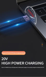 สาย Thunderbolt <span class=keywords><strong>4</strong></span> / USB4 40Gbps/100W สายสั้น USB4สายวิดีโอ8K รองรับสายเคเบิลสั้น40Gbps - Product Image 5