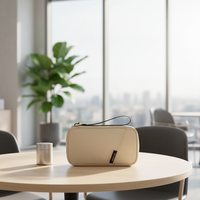 Bolsa de Hombro Moderna Impermeable de Poliéster de Gran Capacidad para Protección de Documentos, Bolsa Colgante para el Cuello, Bolsa Cruzada para Certificados