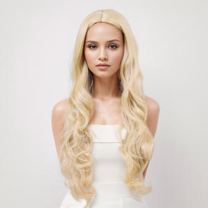 Perruque synthétique à dentelle frontale <span class=keywords><strong>Afro</strong></span> Wave haute température pour femmes européennes et américaines, <span class=keywords><strong>cheveux</strong></span> longs bouclés noirs, densité 150%, transparente, petite - Product Image 6