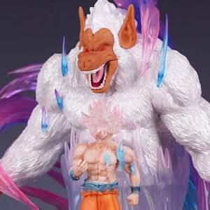 Figura de Acción de Anime de PVC de 33 CM Dragon Ball Z Goku Súper Saiyan Ultra <span class=keywords><strong>Instinto</strong></span>, Modelo de Colección Manga Luminoso, Juguetes para Niños - Product Image 3