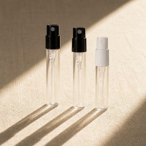 10ml <b>Glass</b> Perfume Spray <b>Bottle</b> Empty Refillable Atomizer with Black Fine Mist <b>Pump</b> Slim Travel Size for Cosmetic Wholesale - Product Image 5