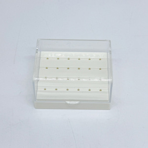 Caja de plástico para fresas de 24 orificios, soporte para fresas, materiales dentales, caja de almacenamiento de plástico para fresas dentales de alta y baja velocidad - Product Image 3