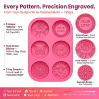 Molde de silicona para Navidad 2026, OEM ODM, LOGO personalizado, moldes 3D para hacer jabón, moldes festivos para tartas de queso, moldes para hornear en épocas festivas, al por mayor