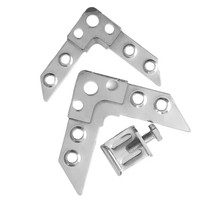 Accessoires de conduits de CVC en acier galvanisé TDC de 30mm Conduit d'angle à bride pour applications scolaires de sous-sol d'hôpital de gymnase