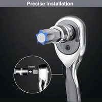 Jeu de douilles à embouts combinés 13 pièces 1/4 3/8 et 1/2 "Drive T8 - T70 Hex Torx Hand Tool Torx Star Bit Socket Set