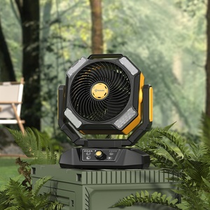 New Outdoor Portable 40,000mAh LED Intelligent Remote <b>Control</b> <b>USB</b> Rechargeable 25W Large Capacity Table Fan - Product Image 6