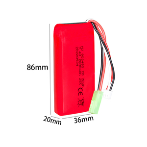 공장 7.4V 903480 2800mAh 리튬 폴리머 배터리 RC 전동 스피드보트 장난감 스피드 보트 요트 배터리용 - Product Image 1
