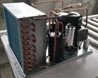 Unités de condensation à refroidissement par air pour usine, compresseur scroll Sikelan, évaporateur à tube de cuivre, condenseur 1/2 CV, économie d'énergie, R410A