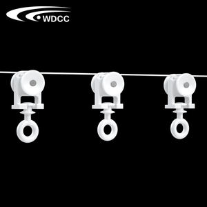 <b>Plastic</b> s Wave Runner Ceiling Smart Curtain Accessories Track Runners Distance Curtain Runner 11.8 mm - Product Image 1