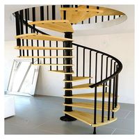 Escalier en colimaçon sur mesure, gain de place, design artistique, esthétique moderne, installation facile, escalier pour petit appartement