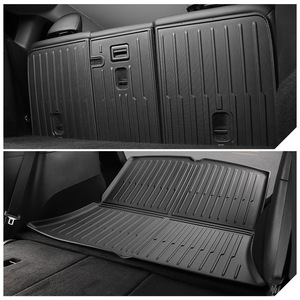 Coussin de dossier de siège spécial pour <span class=keywords><strong>Tesla</strong></span> Model 3/Y, tapis de coffre avant et arrière en TPE, pièces de modification intérieure - Product Image 3