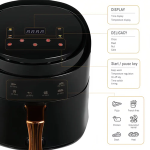 Freidoras de <span class=keywords><strong>Aire</strong></span> de 2800W <span class=keywords><strong>5L</strong></span> 6L 8L con Control Digital Visibles Multifunción Eléctricas con Pantalla Táctil - Product Image 6