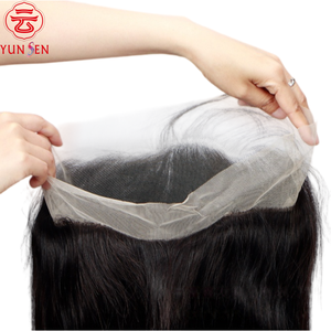 Cheveux humains vierges à 100 %, perruque Lace Front 13x6, lisses Yaki pour femmes - Product Image 4