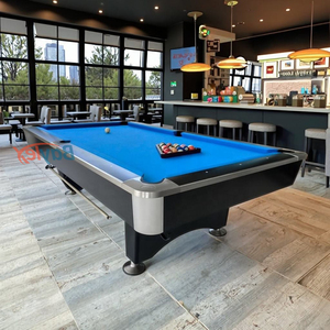 Mới phát hành ronsen billiard nhà máy giá rẻ giá đen Slate 8ft 9ft bảng hồ bơi với <span class=keywords><strong>LED</strong></span> ánh sáng để bán trong Philippines - Product Image 4