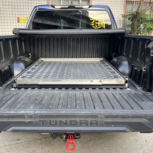 VRD4X4 Stainless Steel Truck <b>Bed</b> <b>Slide</b> Out Tray pull out tray Pickup truck tray Full extension cargo tray - Product Image 5