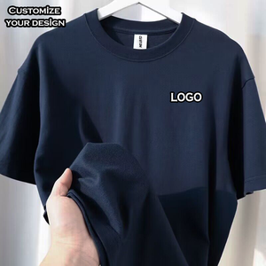 Per le magliette in cotone 100% da uomo 200 Gsm di alta qualità serigrafate personalizzate 3D Unisex stampa in bianco Casual oversize - Product Image 2