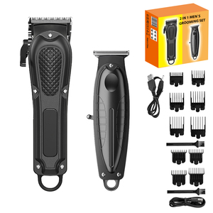 เครื่องตัดผมไร้สาย Barber แบบ 0 มม. ใบมีดสแตนเลสสตีล ปรับความยาวได้ เครื่องโกนหนวดไฟฟ้าระดับมืออาชีพ แบตเตอรี่ 1800mAh - Product Image 5