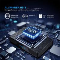 Lo Último en Cajas de TV Inteligentes Android 12 6K con Allwinner H618 Quad Core, 2GB/16GB, 4GB/32GB/64GB con Puerto HDMI