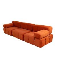 Canapé Modulaire Artistique de Luxe Moderne, Forme Irrégulière, Coussin Amovible, Accoudoir, Emballage Sous Vide, Vente en Gros Usine