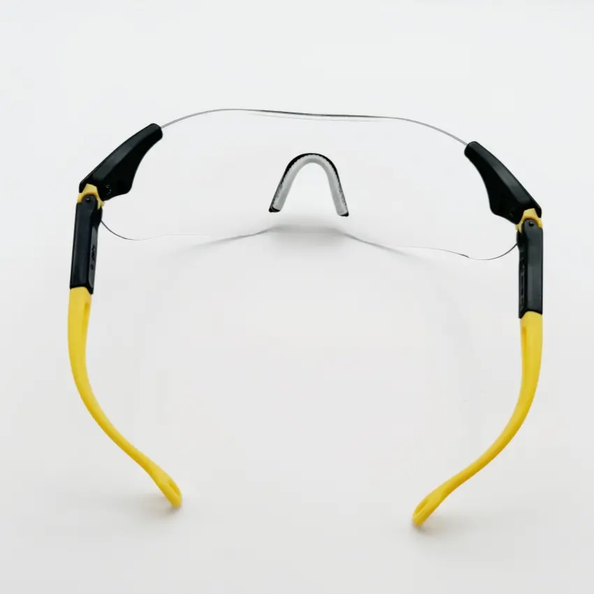 Kacamata kerja lensa merah anti-debu, kacamata pelindung mata dengan anti-kabut untuk keamanan ANSI Z 87.1