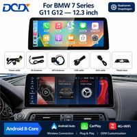 Radio Android Qualcomm 685 Snapdragon 665 con CarPlay Inalámbrico AUTO de 12.3 Pulgadas para BMW Serie 7 G11 G12, Reproductores de DVD para Auto, Pantalla GPS Navi